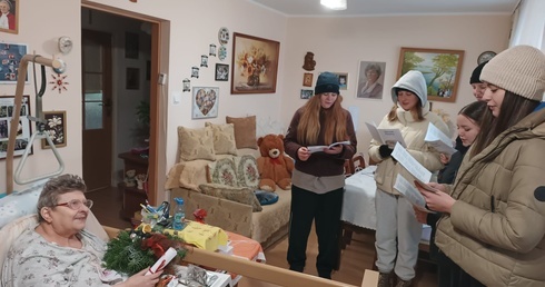 Usteckie seniorom kolędowanie