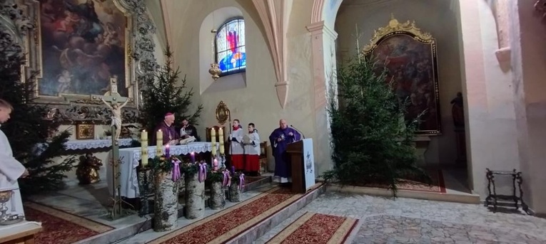 Opłatek ze strażakami w Dobromierzu