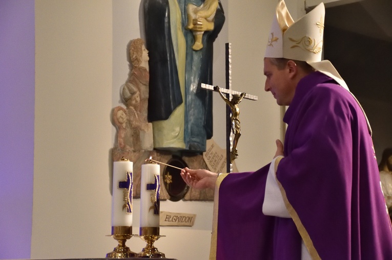 Spotkanie harcerzy w sanktuarium Matki Bożej Brzemiennej