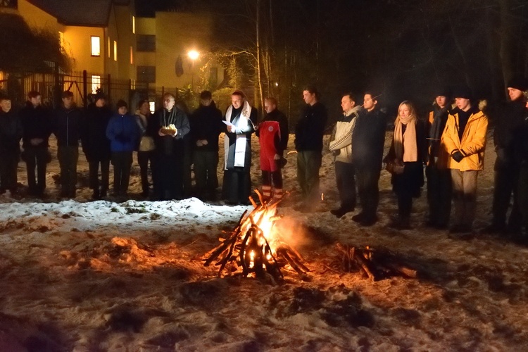 Spotkanie harcerzy w sanktuarium Matki Bożej Brzemiennej