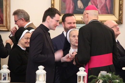 Spotkanie opłatkowe w kurii w Katowicach