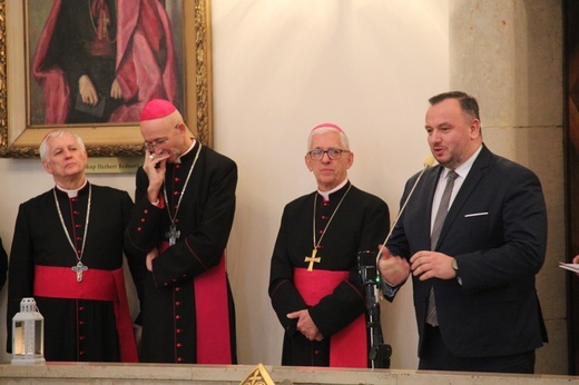 Spotkanie opłatkowe w kurii w Katowicach