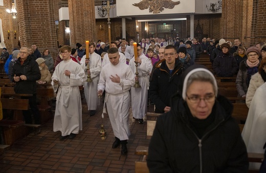 Pożegnanie bp. Werno w Kołobrzegu, cz. 1