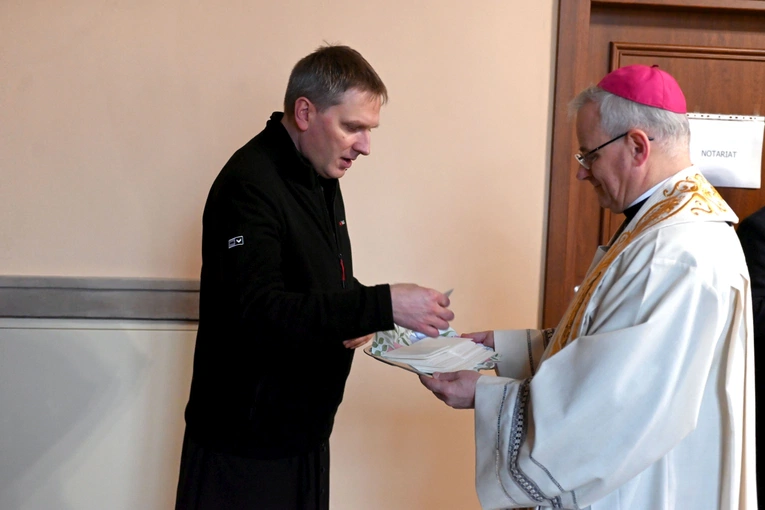 Spotkanie opłatkowe w kurii 