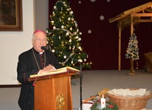 Biskup podczas spotkania podziękował za każde uczynione dobro dla Kościoła łowickiego.