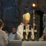 Wieliccy górnicy z kopalni soli jako pierwsi powitali Nowonarodzonego