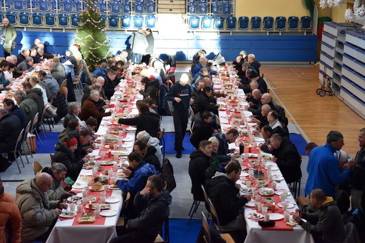 Sopocka Wigilia dla osób potrzebujących