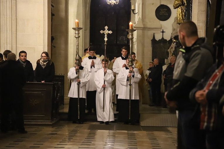 Pasterka w katedrze na Wawelu