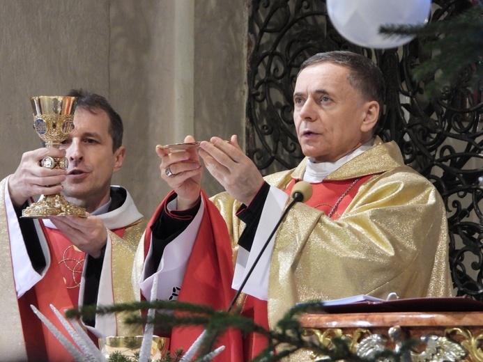 Pasterka służb mundurowych w Wambierzycach