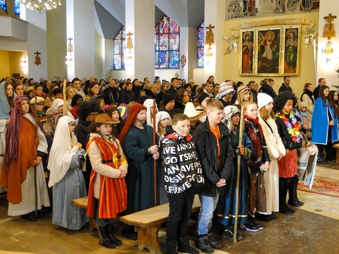 Siedliska. Rozesłanie kolędników misyjnych