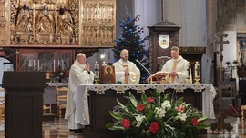 Eucharystii przewodniczył ks. Adam Jeszka, kapelan Pomorskiej Drogi św. Jakuba w archidiecezji gdańskiej.