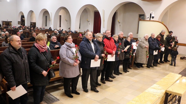 Jubileusze małżeńskie w parafii pw. Świętej Rodziny