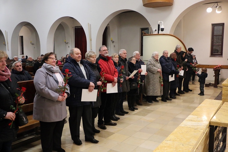 Jubileusze małżeńskie w parafii pw. Świętej Rodziny