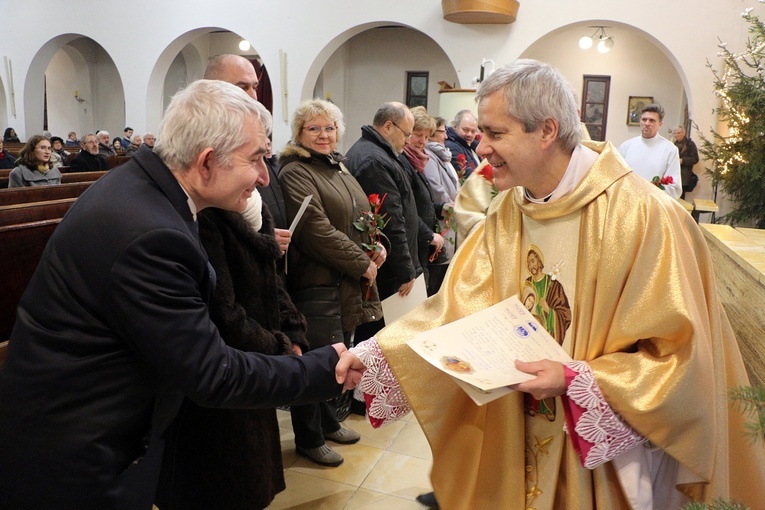 Jubileusze małżeńskie w parafii pw. Świętej Rodziny
