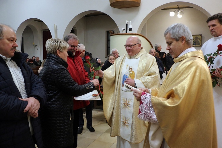 Jubileusze małżeńskie w parafii pw. Świętej Rodziny