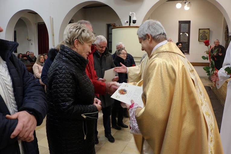 Jubileusze małżeńskie w parafii pw. Świętej Rodziny