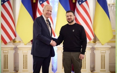 Prezydent Biden w Kijowie