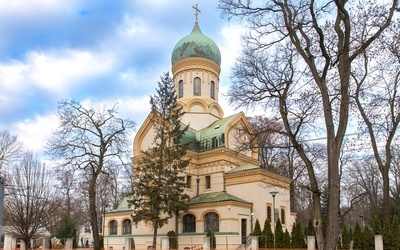 Cerkiew na Woli z nową elewacją