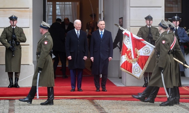 Prezydent Duda podziękował prezydentowi USA za wizytę w Kijowie