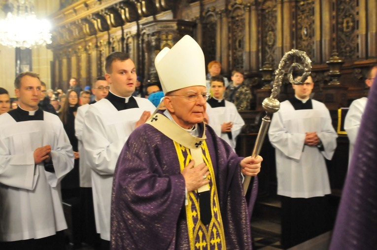 Środa Popielcowa w katedrze na Wawelu 2023