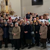 Z uczestnikami spotkania ks. Jacek Kucharski (pierwszy z prawej) ks. Marek Polewczyk.