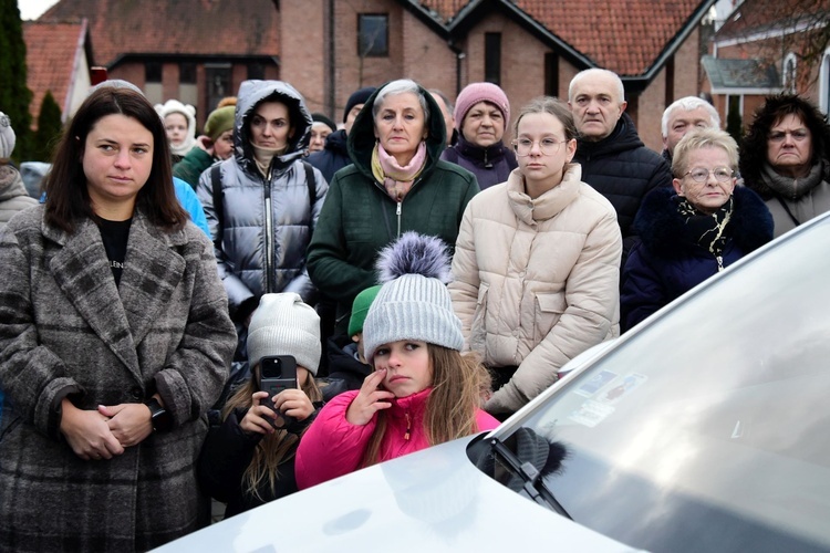 Modlitwa o pokój w cerkwi greckokatolickiej w Ostródzie