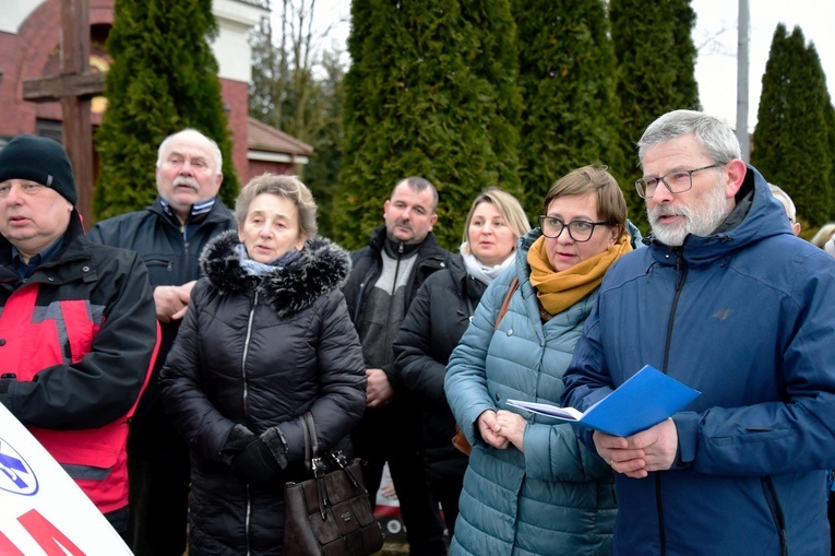 Modlitwa o pokój w cerkwi greckokatolickiej w Ostródzie