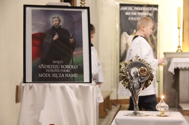 Iwkowa. Wprowadzenie relikwii św. Andrzeja Boboli