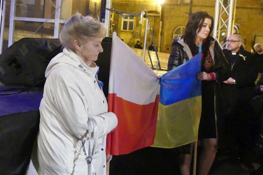 Polacy i Ukraińcy modlili się razem na Rynku w Bielsku-Białej