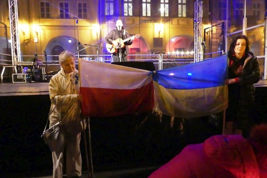 Polacy i Ukraińcy modlili się razem na Rynku w Bielsku-Białej