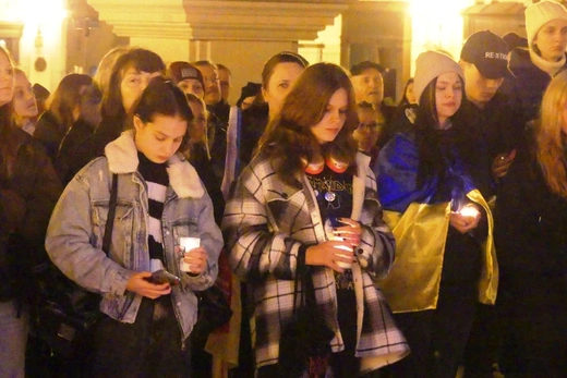 Polacy i Ukraińcy modlili się razem na Rynku w Bielsku-Białej