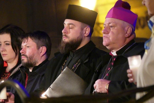 Polacy i Ukraińcy modlili się razem na Rynku w Bielsku-Białej