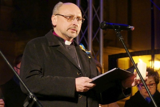 Polacy i Ukraińcy modlili się razem na Rynku w Bielsku-Białej