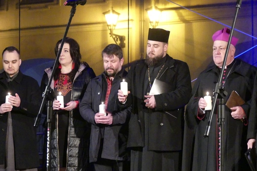 Polacy i Ukraińcy modlili się razem na Rynku w Bielsku-Białej