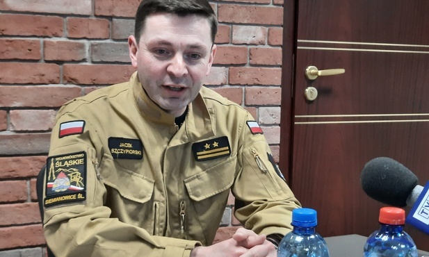 Siemianowice Śląskie. Bryg. Jacek Szczypiorski wrócił z akcji po trzęsieniu ziemi w Turcji, był ekspertem Unii Europejskiej [ZDJĘCIA]