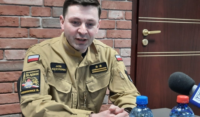 Siemianowice Śląskie. Bryg. Jacek Szczypiorski wrócił z akcji po trzęsieniu ziemi w Turcji, był ekspertem Unii Europejskiej [ZDJĘCIA]