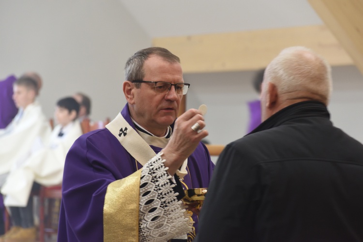 Pożegnanie pierwszego proboszcza w Baninie