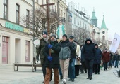 Męski różaniec na ulicach Lublina w sobotę 4 marca.