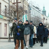 Męski różaniec na ulicach Lublina w sobotę 4 marca.