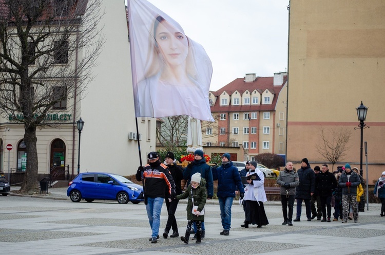 Marcowa procesja różańcowa z Wojownikami Maryi