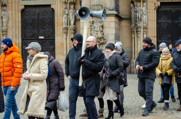 Marcowa procesja różańcowa z Wojownikami Maryi