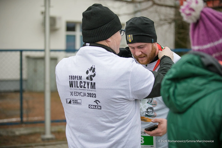 Bieg "Tropem Wilczym" w Marcinowicach