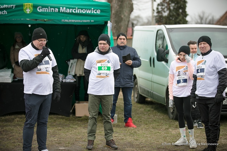 Bieg "Tropem Wilczym" w Marcinowicach