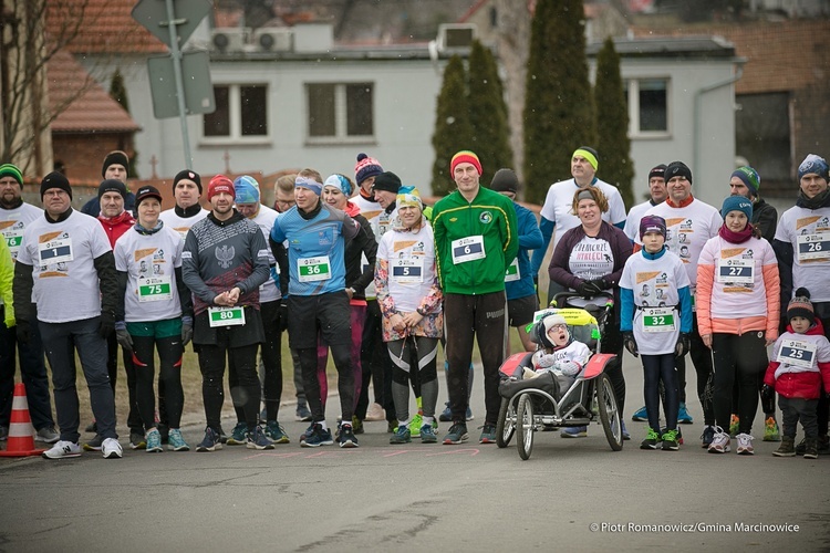 Bieg "Tropem Wilczym" w Marcinowicach