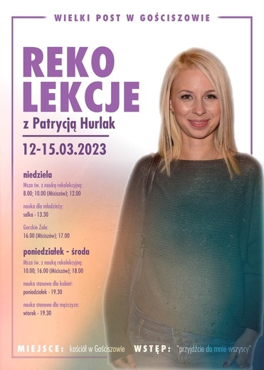 Rekolekcje z Patrycją Hurlak