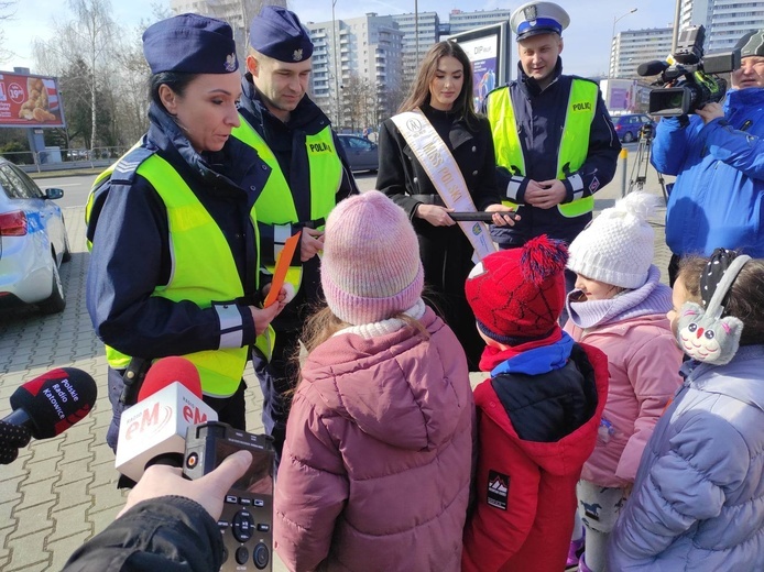 "Miss Polski i Śląska Drogówka o bezpieczeństwie dwa słówka"