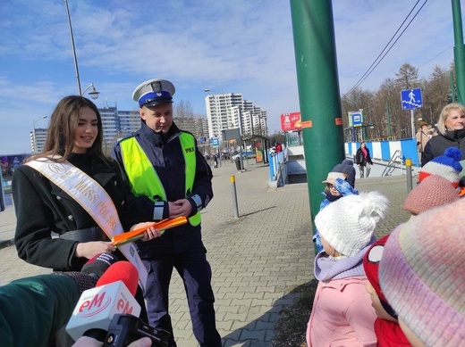 "Miss Polski i Śląska Drogówka o bezpieczeństwie dwa słówka"