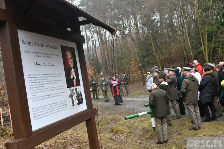Jenin. Poświęcenie leśnej drogi krzyżowej