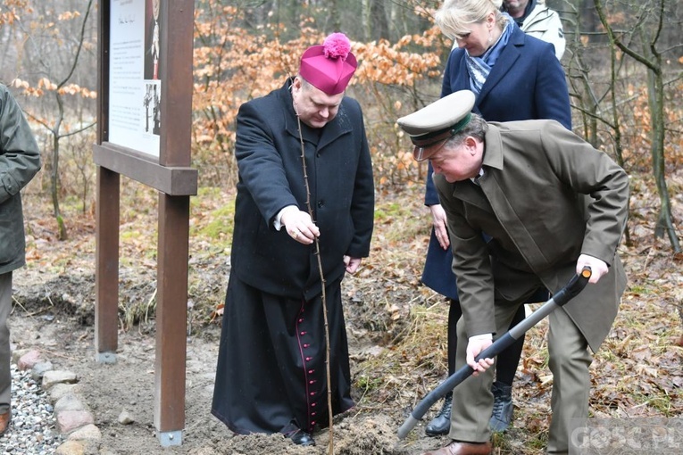 Jenin. Poświęcenie leśnej drogi krzyżowej