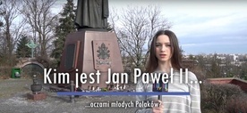 Młodzi pytają swoich rówieśników o św. Jana Pawła II.